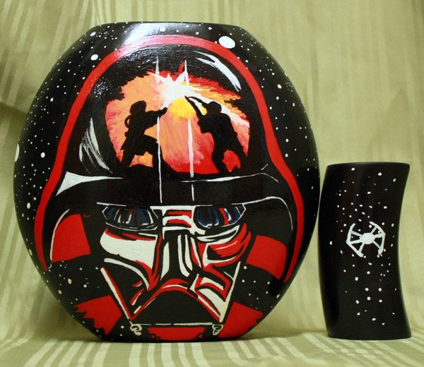 Darth Vader vase