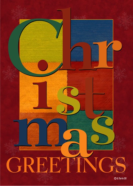 Christmas Scramble Greeting Card
