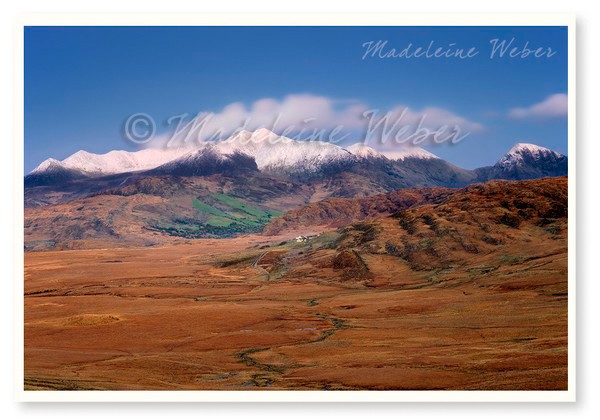 • Kerry Highlands with snow