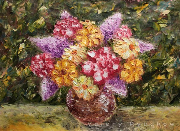 Flower painting VASE FLOWERS