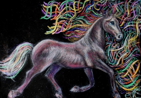 Equine Ribbon Gallop