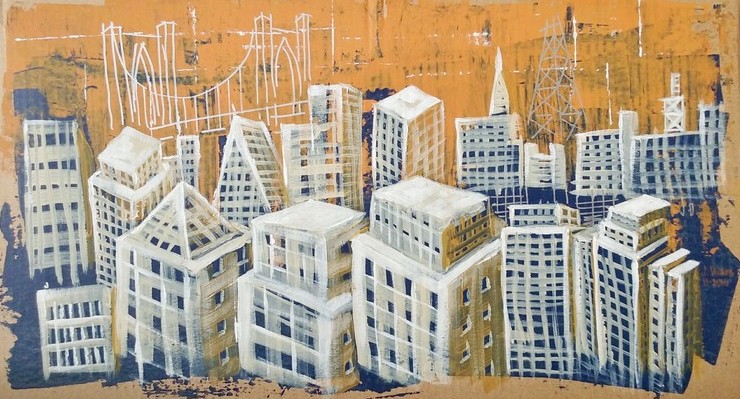 Orange Skyline