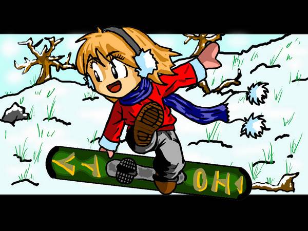 Winter Snowboarding
