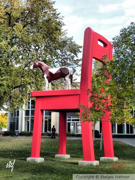 red chair