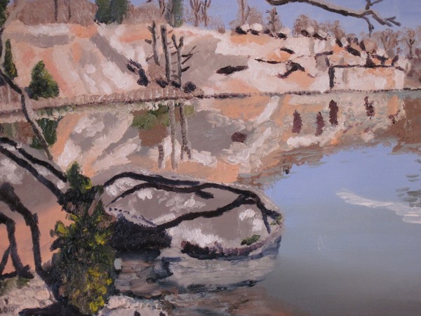 Rock Quarry in Winter 2