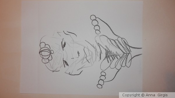 unfinished 1st layer drawing