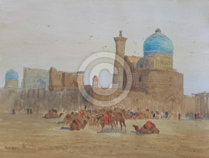 Caravan in Bukhara