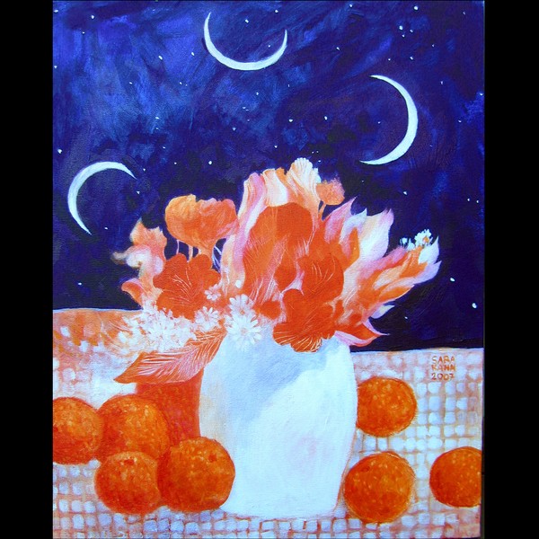 Oranges and three moons