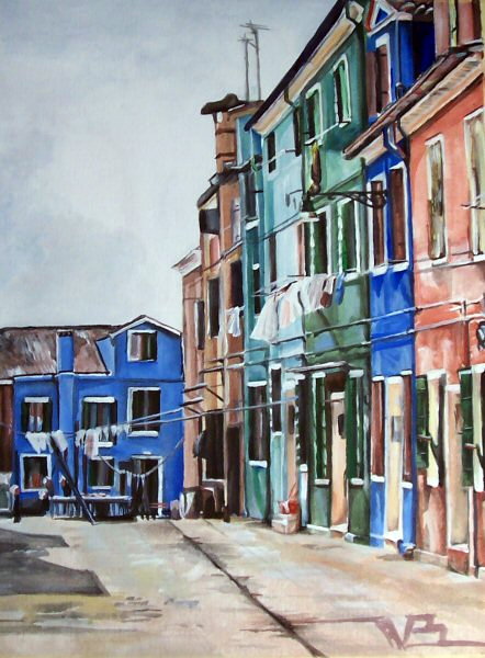 Side Street in Burano