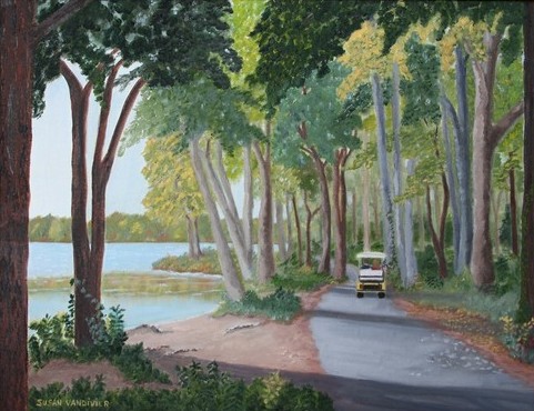 A ride along the lake