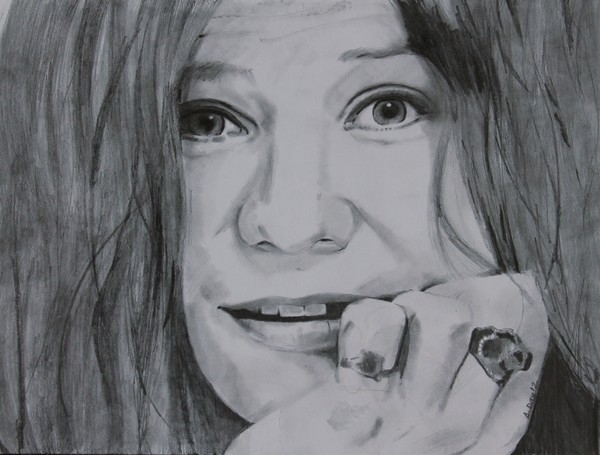 Janis Joplin, Graphite , 2012