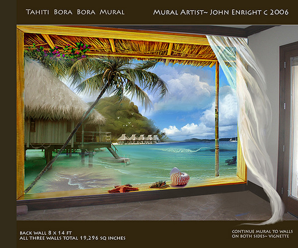 Tahiti Mural composition 5