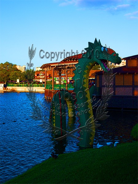 Lego Serpent at Walt Disney Marketplace