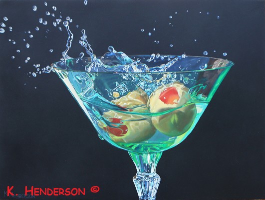Martini Splash by K Henderson