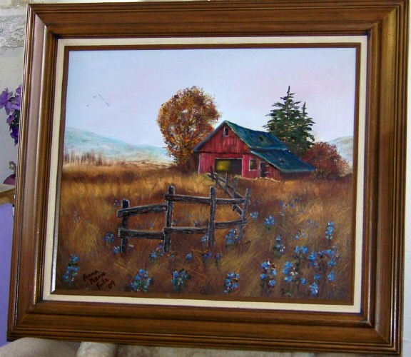 The Old Barn At Dusk