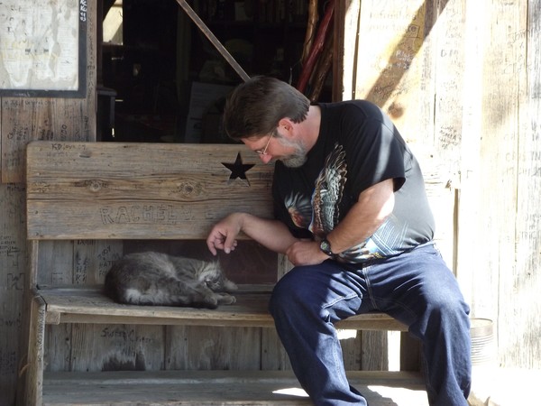 Guard Cat and Me