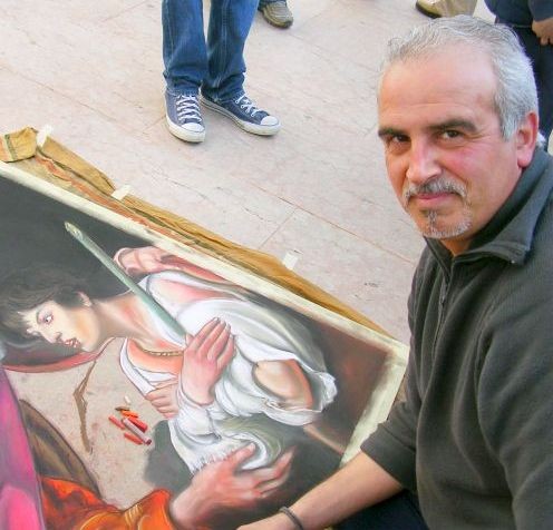 Streetpainting in Italy