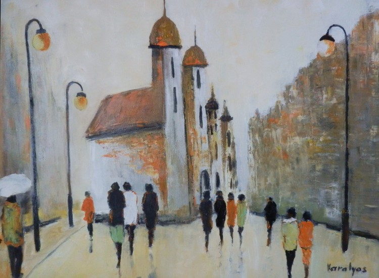 The square in front of the church - sold