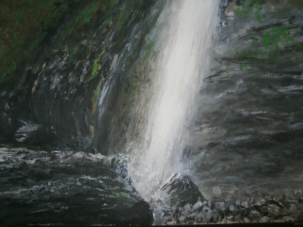 cascade of water