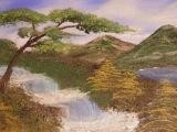 the waterfall