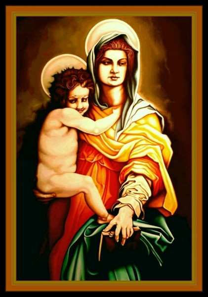Madonna and Child study
