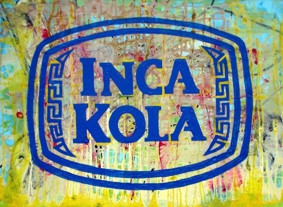 Inca Kola Acrilico sobre lienzo