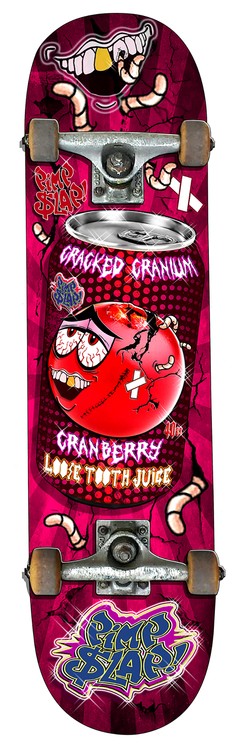 CRACKED CRANUIM CRANBERRY-skateboard