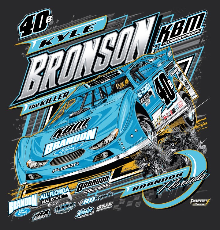 Kyle Bronson late model back