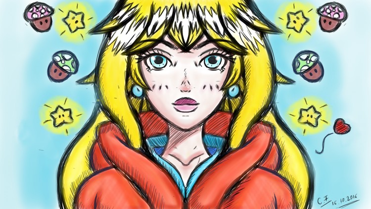 Princess Peach from Super Mario