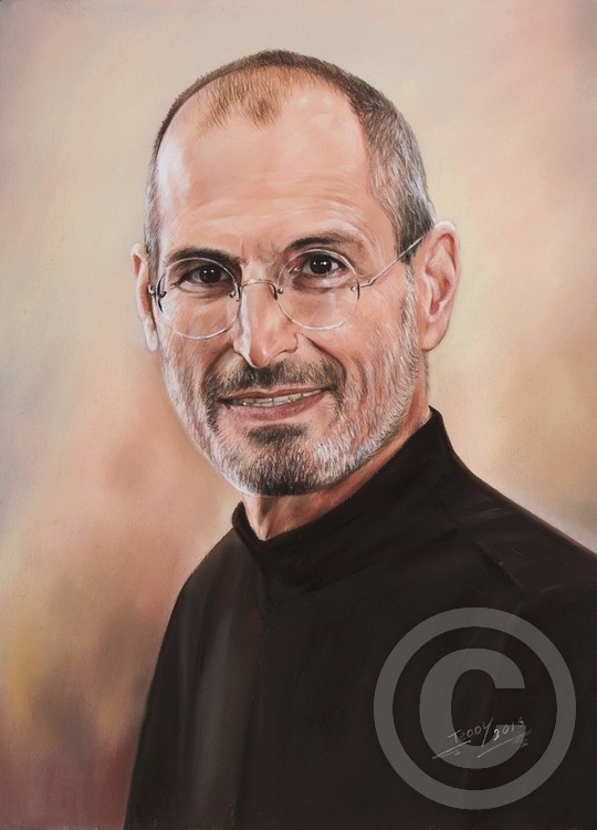 Portrait of Steve Jobs
