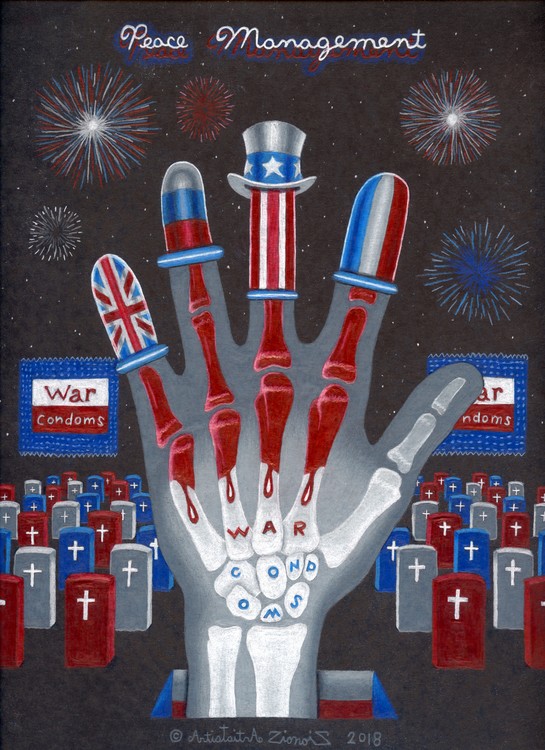 Red, White and Blue, the colors of Peace Management