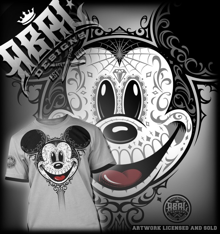 MICKEY SHIRT DESIGN (Artwork Licensed and Sold)