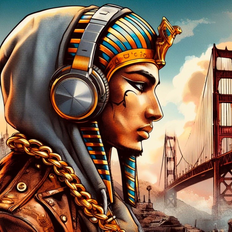 KING TUT GOLDEN GATE BRIDGE 4