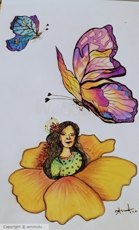 Color pencil sketch art