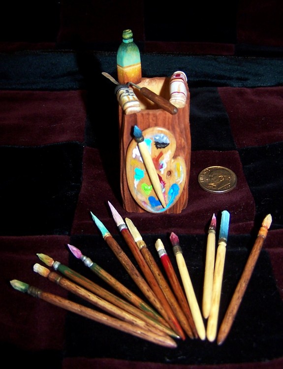 Tiny brushes