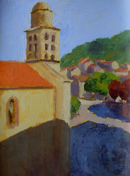 Church in Bastilica (Corsica)