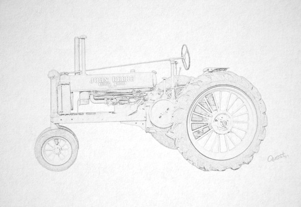 john deere tractors drawings