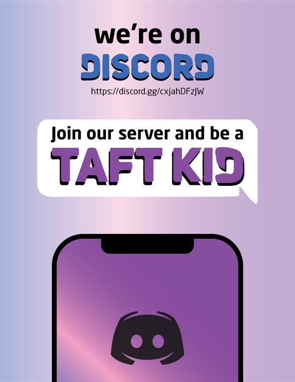 Taft Kids Server Invitation Poster