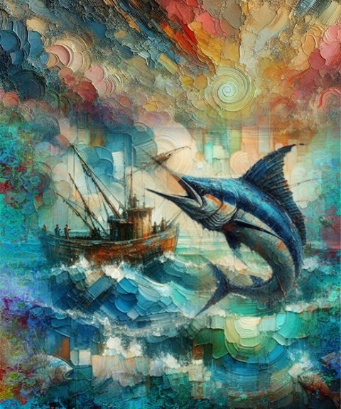 Marlin On The Hook