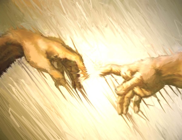 God and Adam