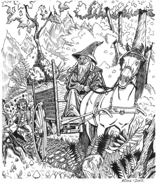 LOTR Fanzine Cover 