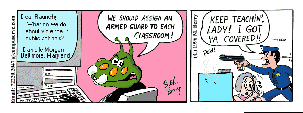 Armed in school