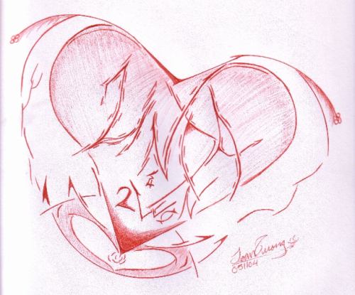 red heart