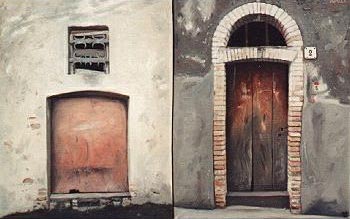Sequence of two Ullastrell doors
