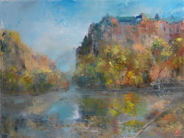 Autumn on the city area