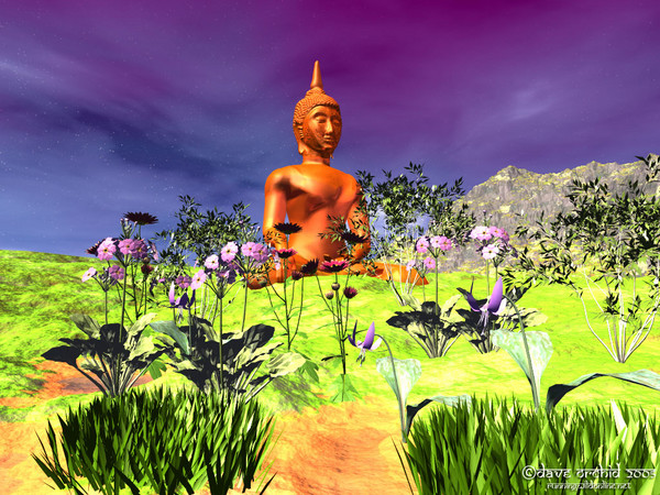 Floral Buddha