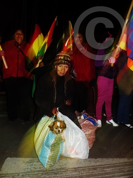 Mujer y su perro