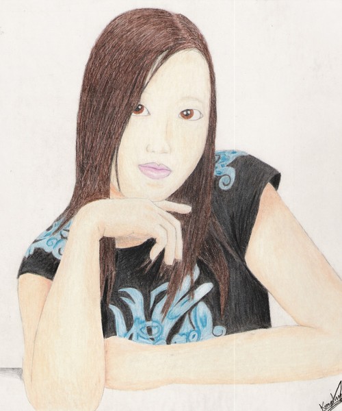 Angel Color Pencil