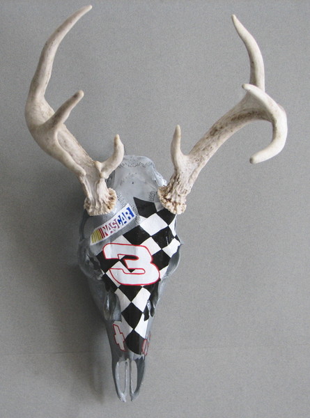 nascar painted skull