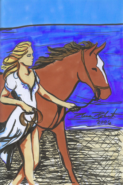 Woman and Horse